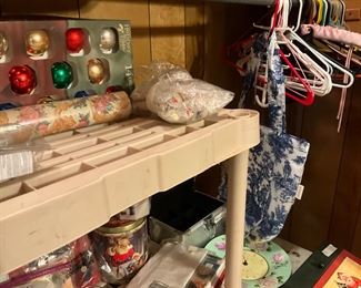 Christmas items in bedroom 