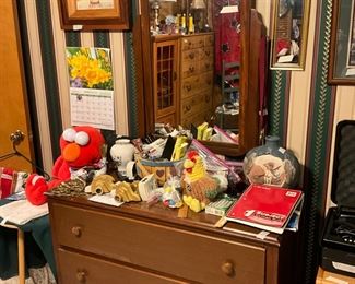 Bedroom - dresser covered with items