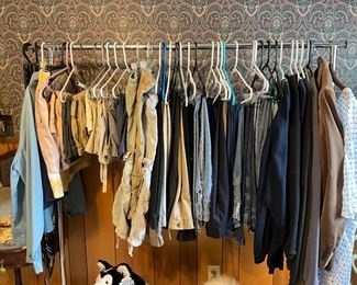 Clothing - men’s Jeans, slacks, shorts, -mostly size 38 waist, shirts XL 