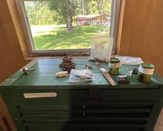 Outside storage building 