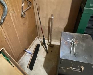 Outside storage building 