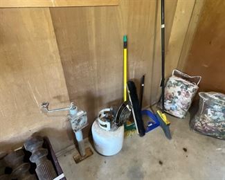 Outside storage building 