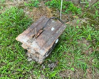 Outside storage building 