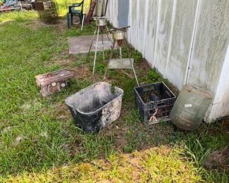 Outside storage building 