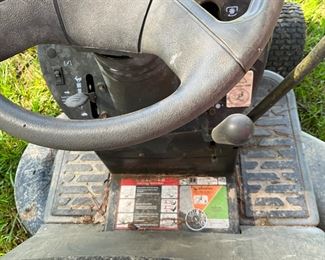 Outside storage building - Riding mower