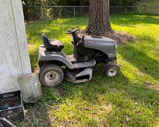 Outside storage building - Riding mower