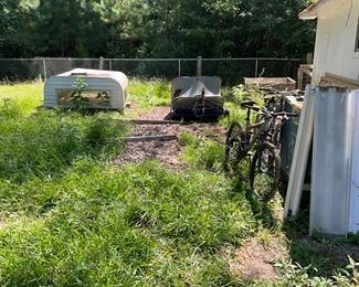 Outside storage building 