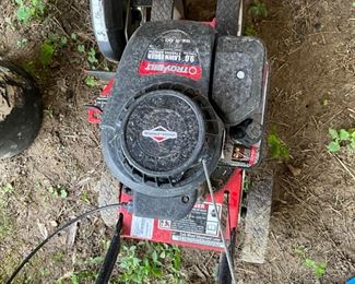 Behind the house under the canopy - Edger - needs belt