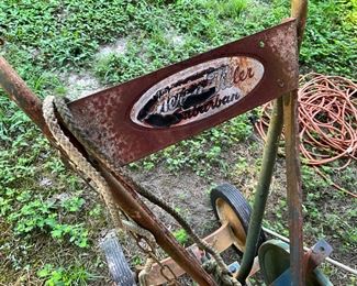 Behind the house under the canopy - Tiller