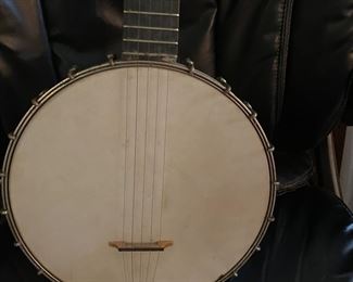 Close up of Martin banjo