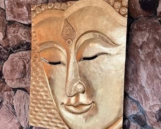 Gilt Buddah Plaque