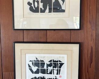 Ron Robertson Caligraphy Collages