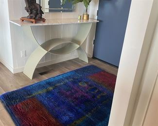 Entry ~ Metal and Marble Console Table