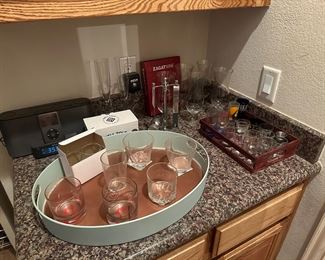 Nice collection of shot glasses!