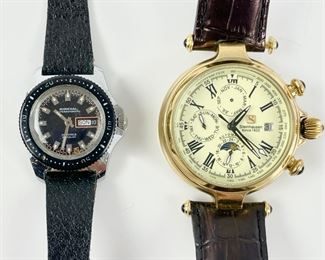Steinhausen Chronograph Gold Tone & Mirexal Superautomatic Automatic Wristwatches
