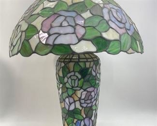 Tiffany Style Stained Glass Lamp
