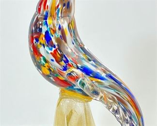 Italian Murano Art Glass Rooster
