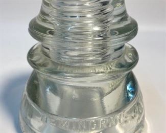 Antique Hemingray - 42 Glass Telephone Insulator
