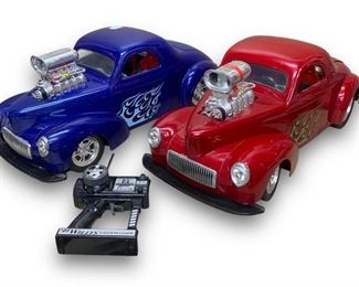 x2 EZTEC Scientific Toys 1941� Willys Custom Coupe 1/6 Scale RC Car
