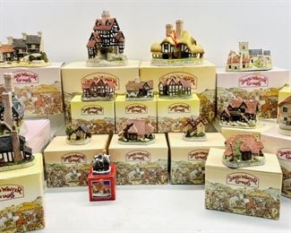 David Winter Cottages Collection, Harvest Barn, The Boat House, Burns Reading Room, The Shires Hampshire Hutches, The Apothecary�s Shop, Sussex Cottage Nad Much More
