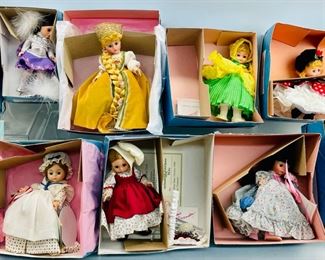 Madame Alexander Dolls Assorted Collectible Dolls, Mouseketeer Round Up, Hannah, Ice Skater, Ladybird, Betsy Ross, Lucy Locket, Daffy Asian Dilly And More
