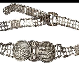 85 Henrik Moller Silver Belt