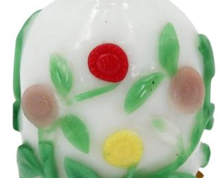 868 19th Century Chinese Peking Glass Snuff Bottle