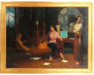 1055 Brad Guarino Expressionism 1999 Oil on Board