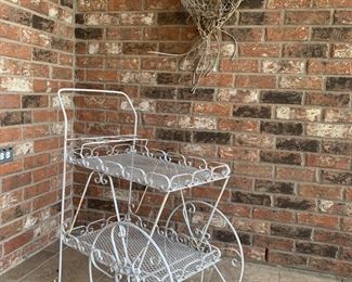outdoor tea cart