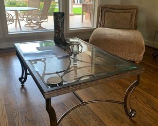 glass coffee table