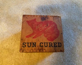 Red Coon Tobacco Crate