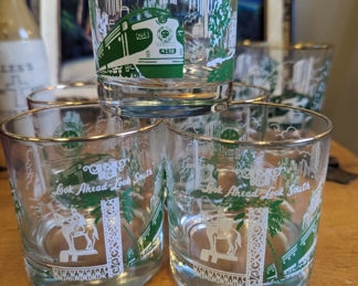 Southern Railroad Bar Glasses