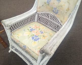 Set of Wicker, Lounge Chair