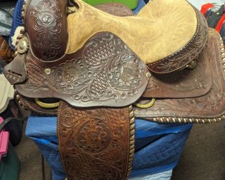 Custom Leather Saddle