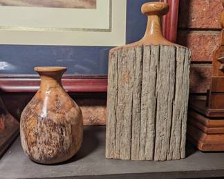 Wooden Vases