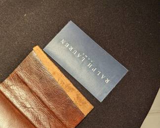 Matching Pair of Ralph Lauren Leather Chairs