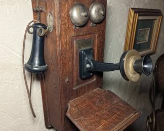 Antique Wall Telephone
