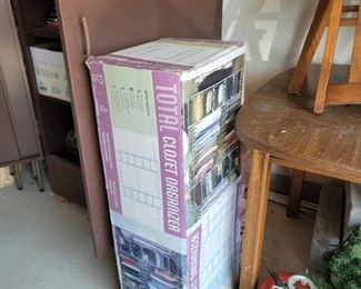 New in Box Closet Organizer 
