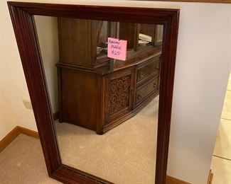 Vintage Mahogany mirror