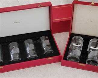 Cartier glassware 