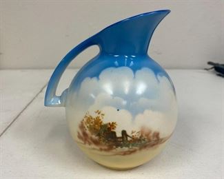 IR6019 The Tavern by T. Lawrence Falcon Ware 1930 s Milk Pitcher