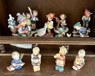 ASSORTED MJ HUMMEL FIGURINES