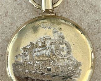 WESTCLOX RAILROAD POCKET WATCH - WORKS!