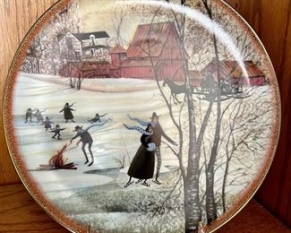 P. BUCKLEY MOSS "SUNDAY OUTING" LE #2424/3000 COLLECTOR'S PLATE