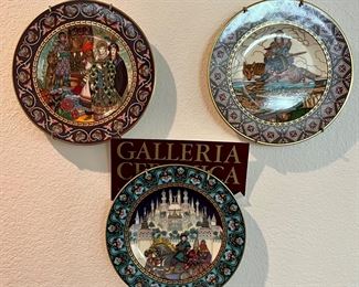 Russian Galleria Ceramica LE Wall Plates