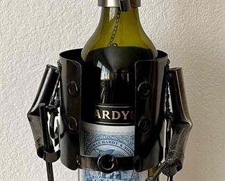 COWBOY WINE BOTTLE HOLDER