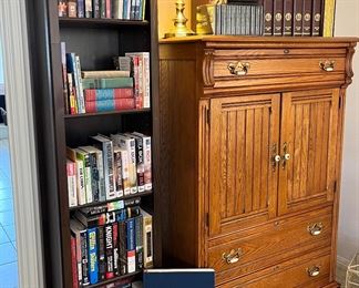 Bookcase and Lexington Armoire