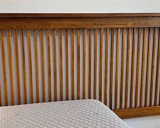 Mission Style Wood King Headboard