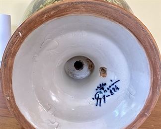 Absolutely Gorgeous Porcelain Urn with beautiful hand painted Queen and her Court.