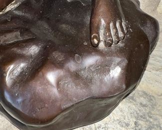 19th Century Bronze Sculpture of a" Whistling Boy"